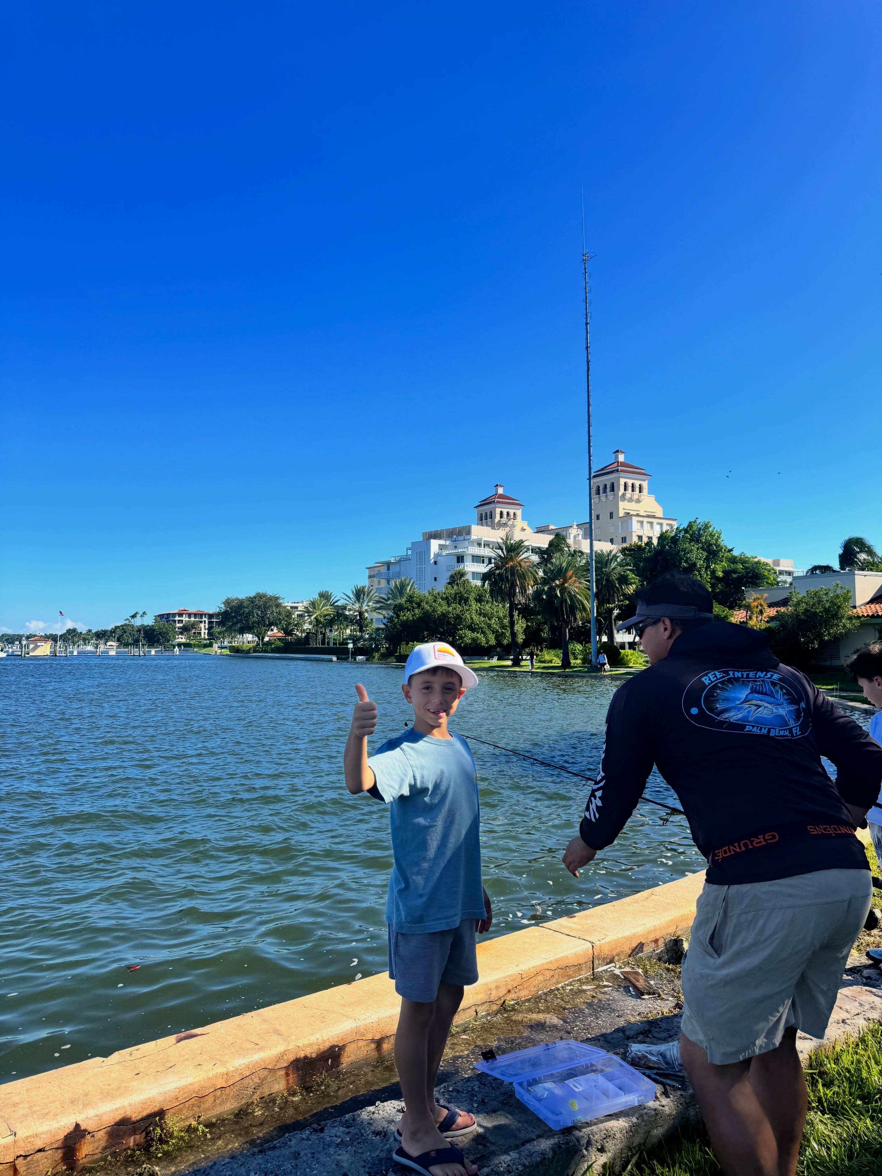 A proud catch at First Cast
